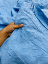 Most Premium Pure Cotton FABRIC With Fine 3D Dori Embroidery (Big WIDTH!!)
