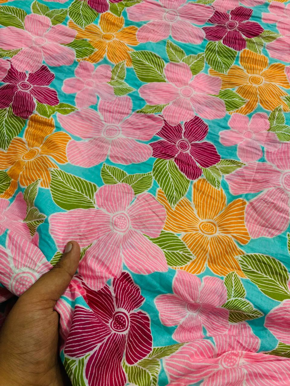 (On SALE Prices) Premium Pure Cotton 80*80 Printed Complete Suit Set