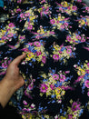 Most Premium Natural CREPE PRINTED FABRIC (Big WIDTH!!)