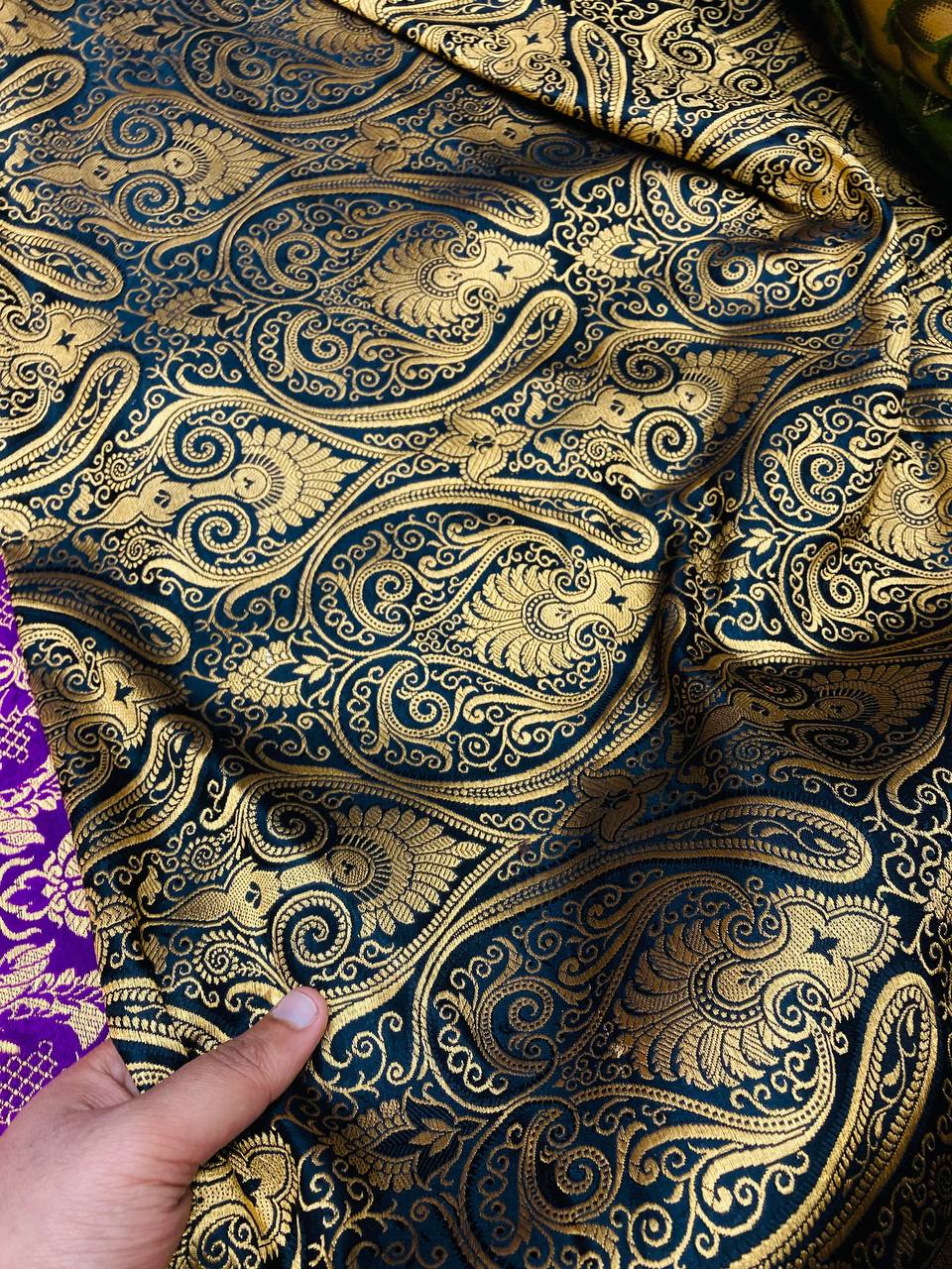 Most Premium Pure Kheen Khaab Banarasi FABRIC