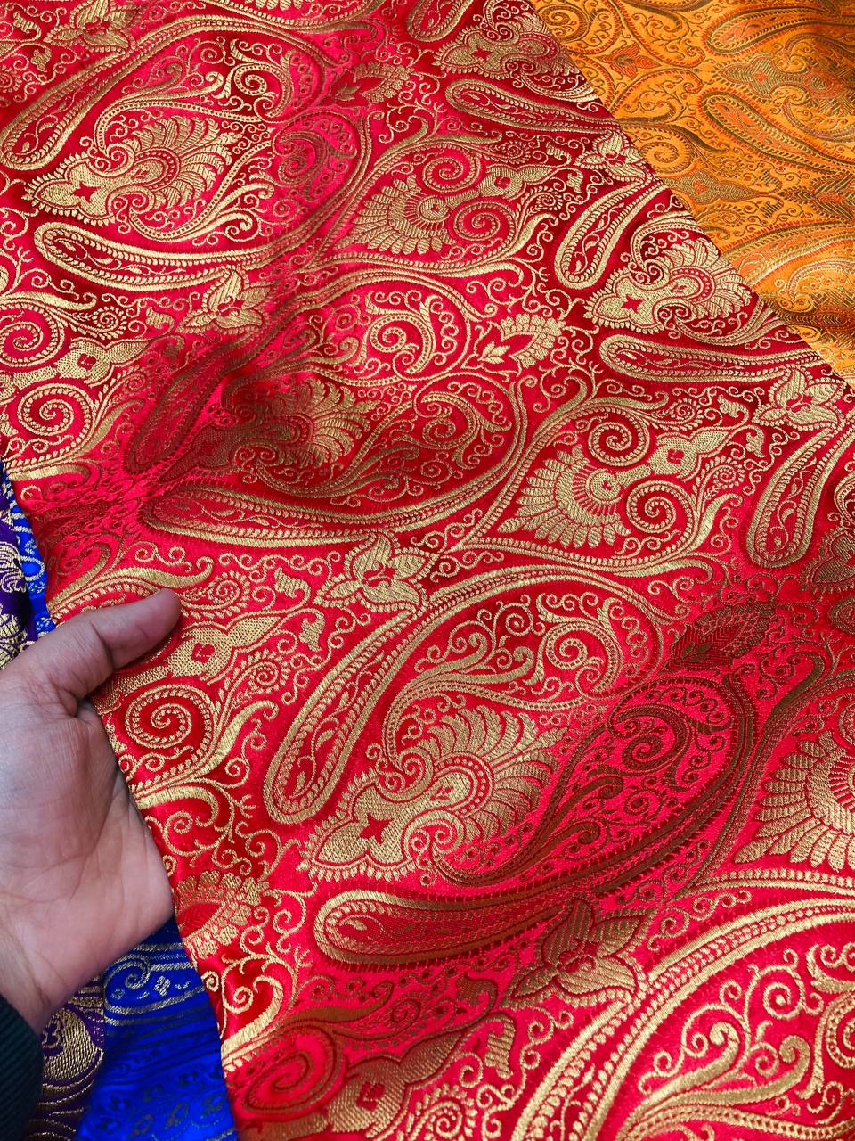 Most Premium Pure Kheen Khaab Banarasi FABRIC