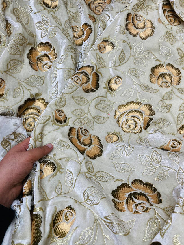 Most Premium Brasso ROSE Flower FABRIC (Big WIDTH!!)