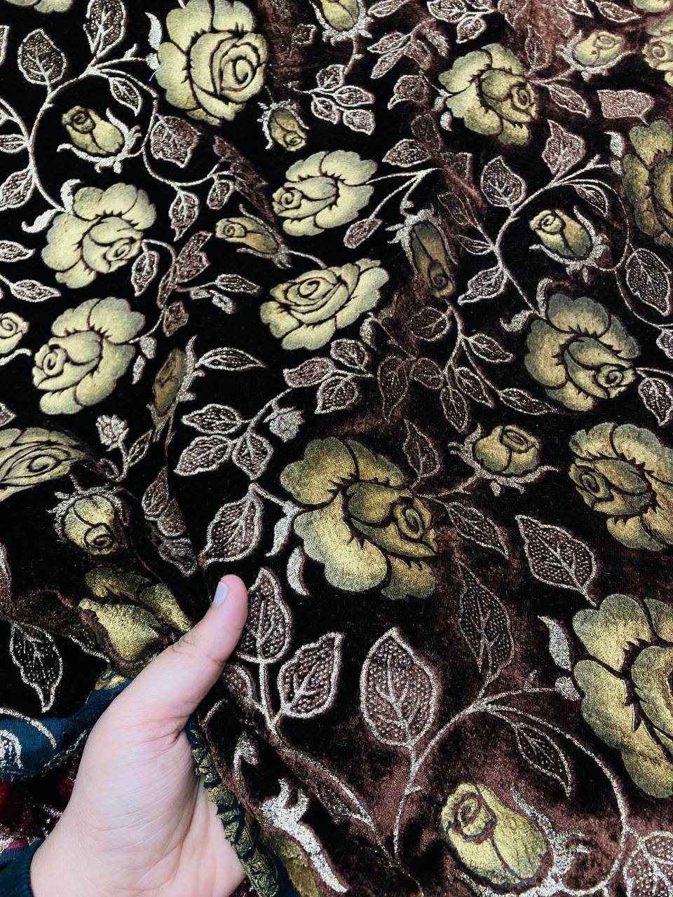 Most Premium Brasso ROSE Flower FABRIC (Big WIDTH!!)