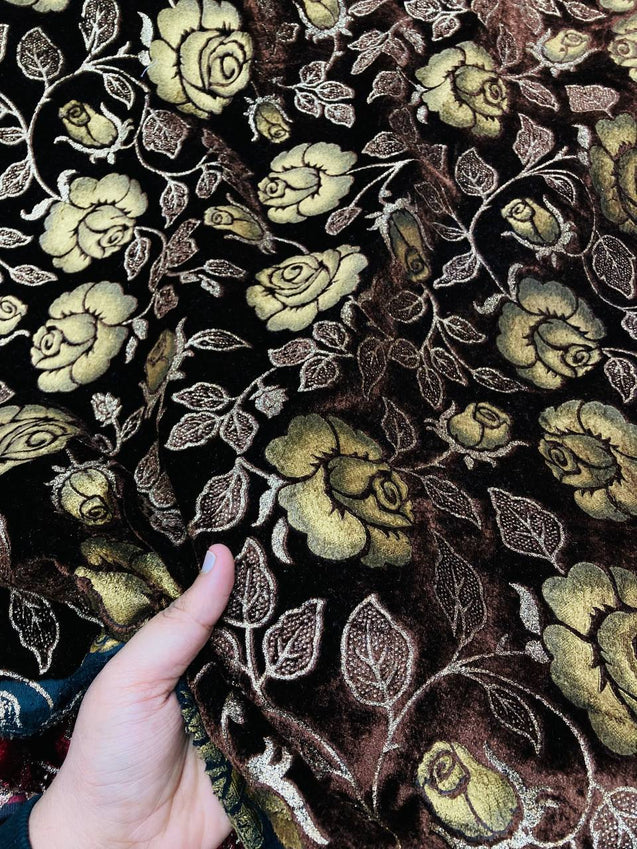 Most Premium Brasso ROSE Flower FABRIC (Big WIDTH!!)