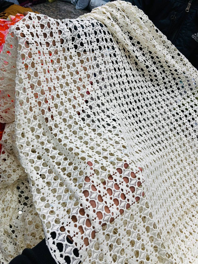 Premium Imported Fine Crosia FABRIC (Dyeable Also)