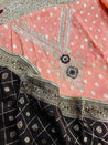 Premium Fine Pure Russian Silk Suit With Banarasi Dupatta & Bottom