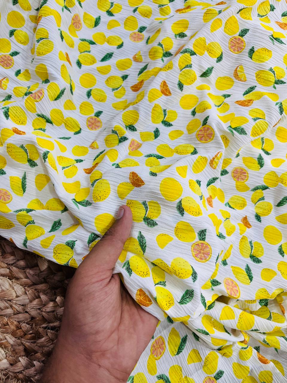 Premium Pure Rayon Crepe Fabric Printed (Big WIDTH!!)