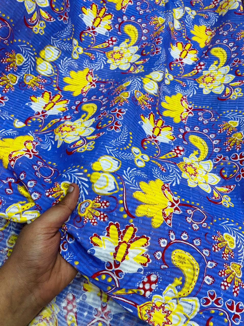 Most Premium Pure Dobby Cotton PRINTED FABRIC (Big WIDTH!!)