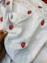 Most Premium Pure Cotton LINEN FABRIC With Fine Embroidery (Big WIDTH!!)