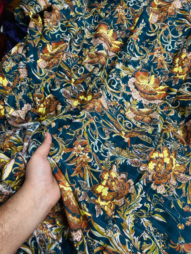 Most Premium Pure Modal Cotton PRINTED FABRIC (Big WIDTH!!)