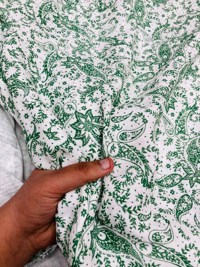 Most Premium Pure Double Cloth Cotton PRINTED FABRIC (Big WIDTH!!)