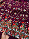 Most Premium Pure Georgette FABRIC With Fine Embroidery (Big WIDTH!!)