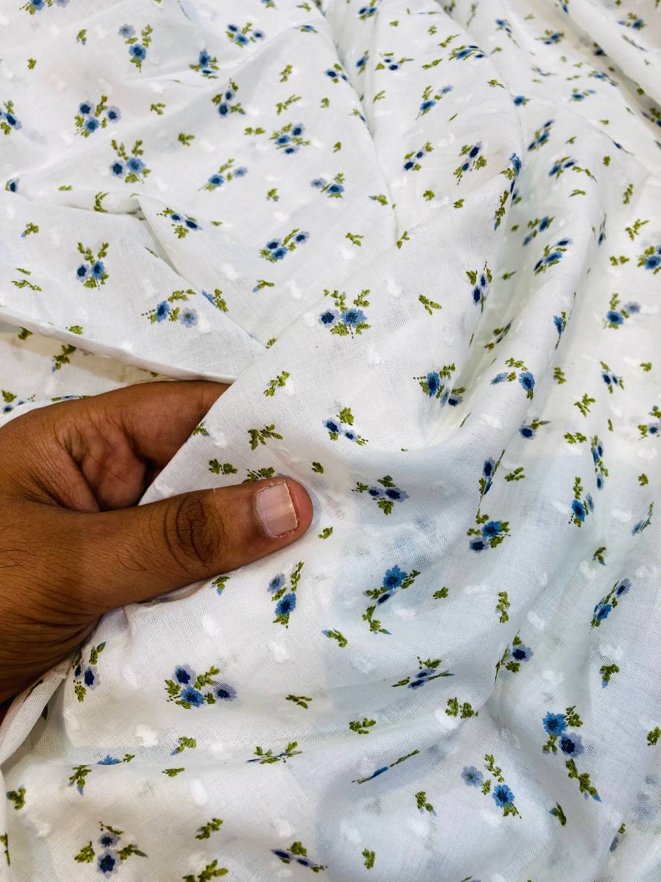 Most Premium Pure Dobby Cotton PRINTED FABRIC (Big WIDTH!!)