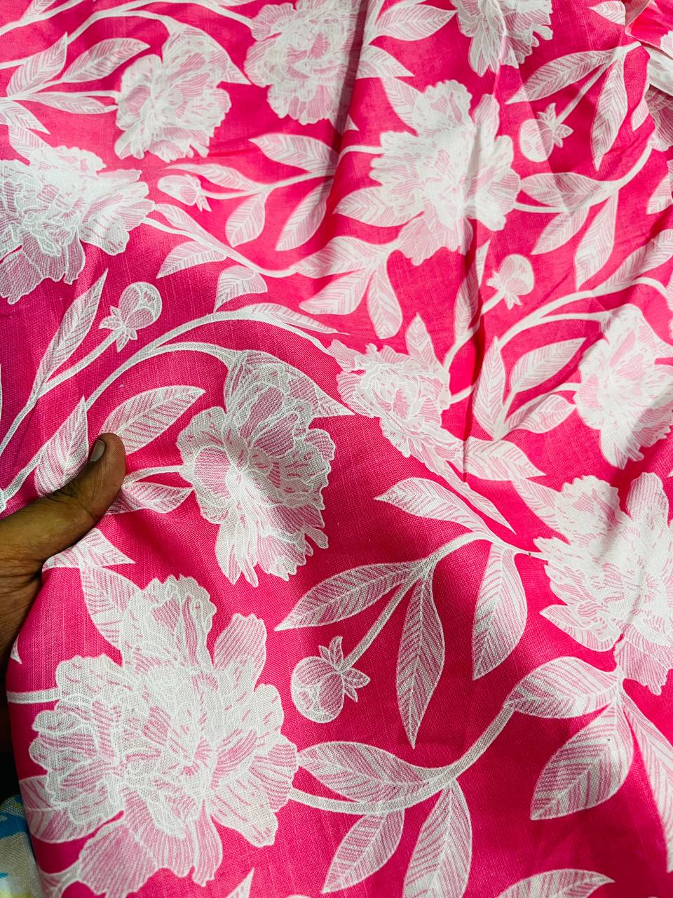 Most Premium Pure Khaadi Cotton PRINTED FABRIC