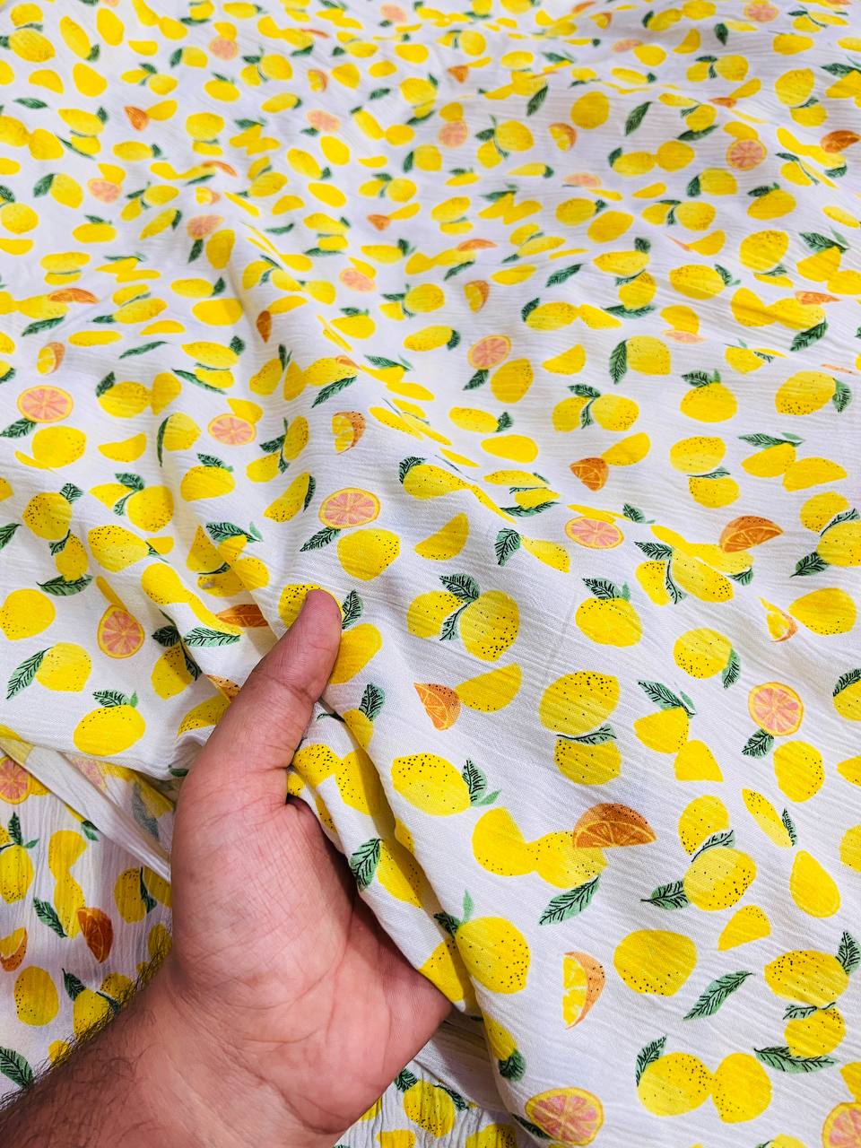Premium Pure Rayon Crepe Fabric Printed (Big WIDTH!!)