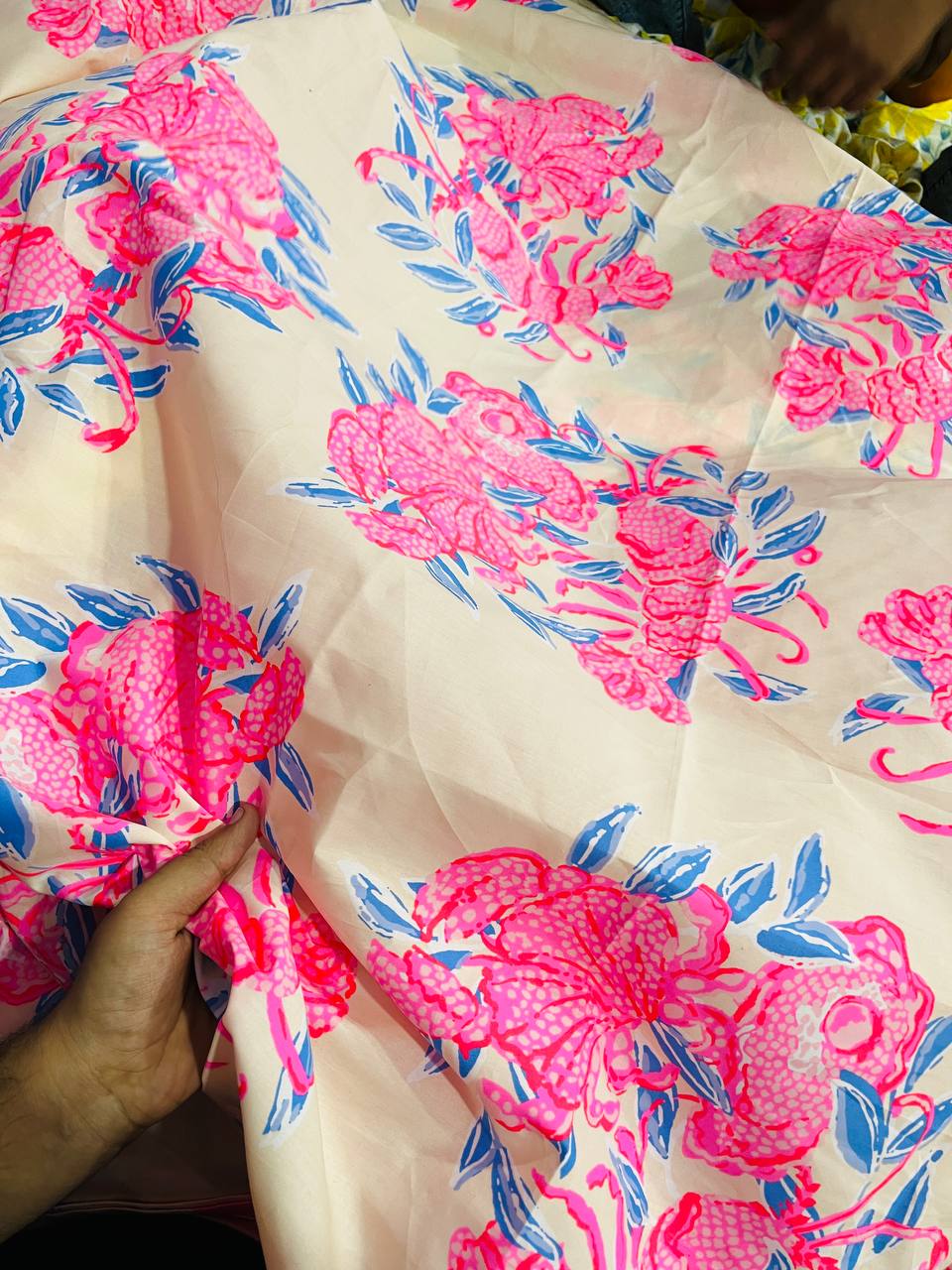 Most Premium Pure Poplin Cotton Fabric With Digital PRINTED (Big WIDTH!!)