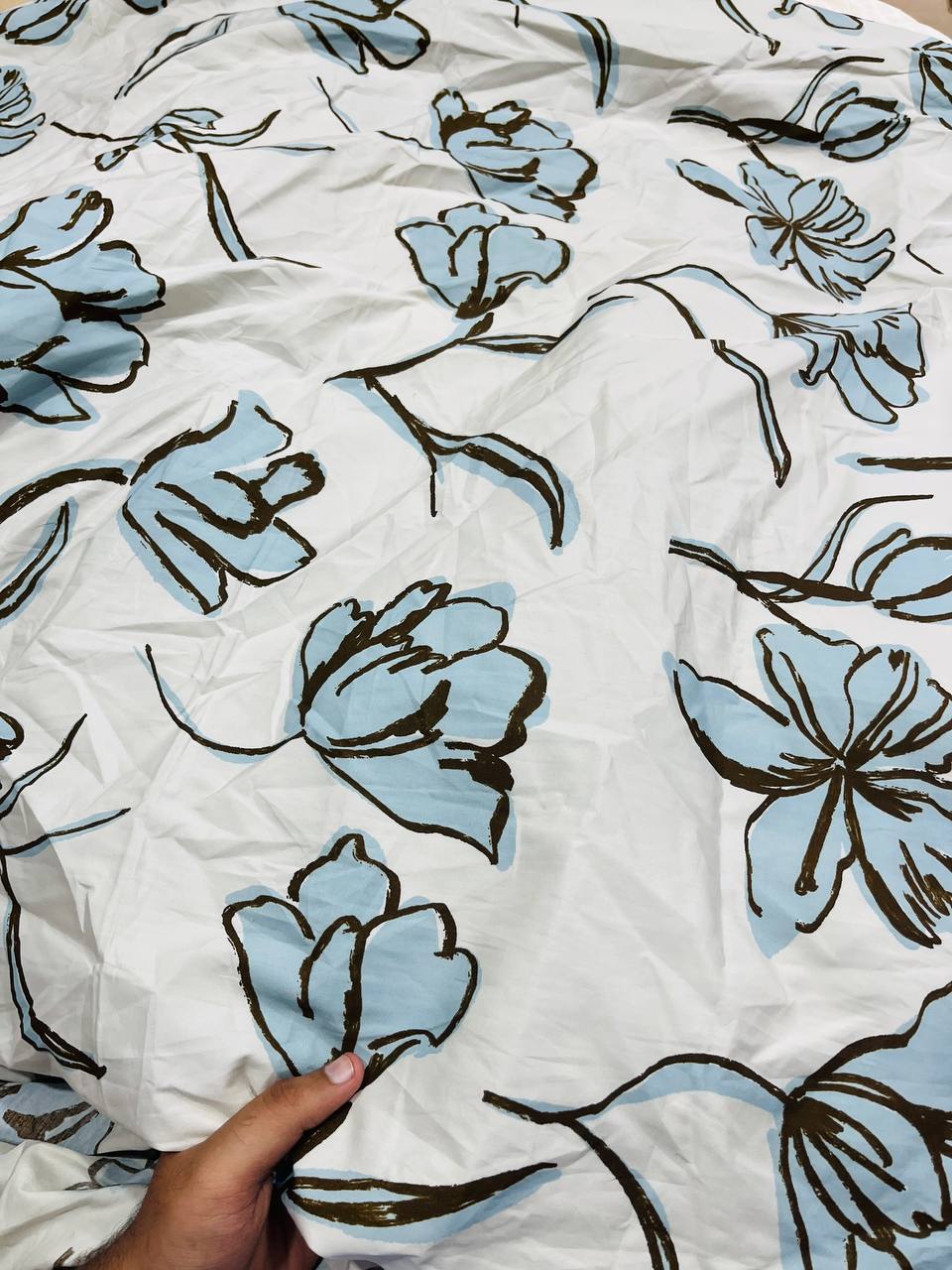 Most Premium Pure Poplin Cotton Fabric With Digital PRINTED (Big WIDTH!!)