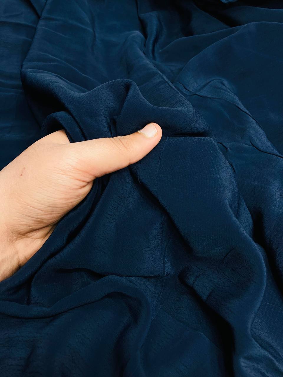 Most Premium Pure Natural CREPE FABRIC (Big WIDTH!!)