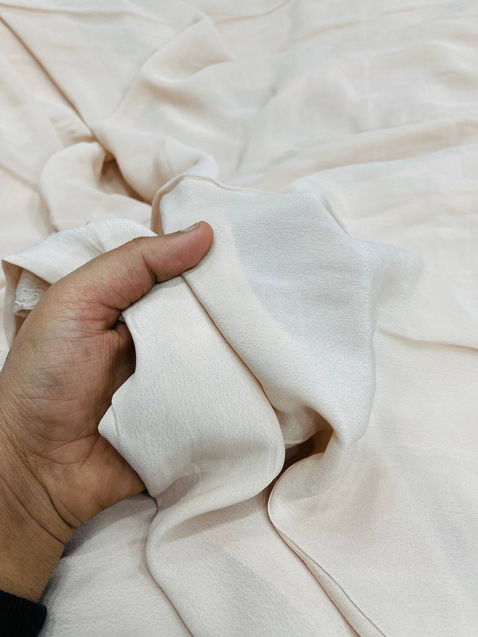 Most Premium Pure Natural CREPE FABRIC (Big WIDTH!!)