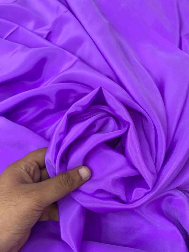 Most Premium Pure Viscose Natural CREPE FABRIC (LAVENDER)