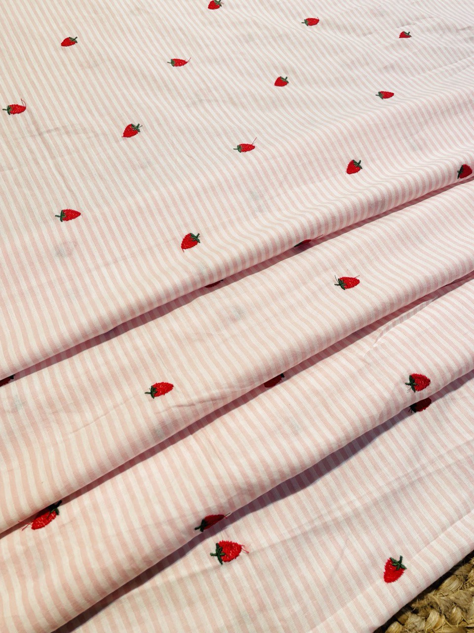 Most Premium Quality Of Cotton 80*80 Fabric With Fine Embroidery (Big WIDTH!!)