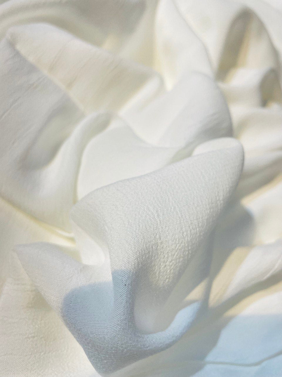 Premium Pure Viscose Butter Crepe Dyeable FABRIC