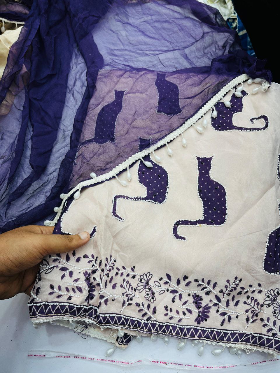 Premium Pure Suit With Dupatta (Complete Suit) on SALE Prices