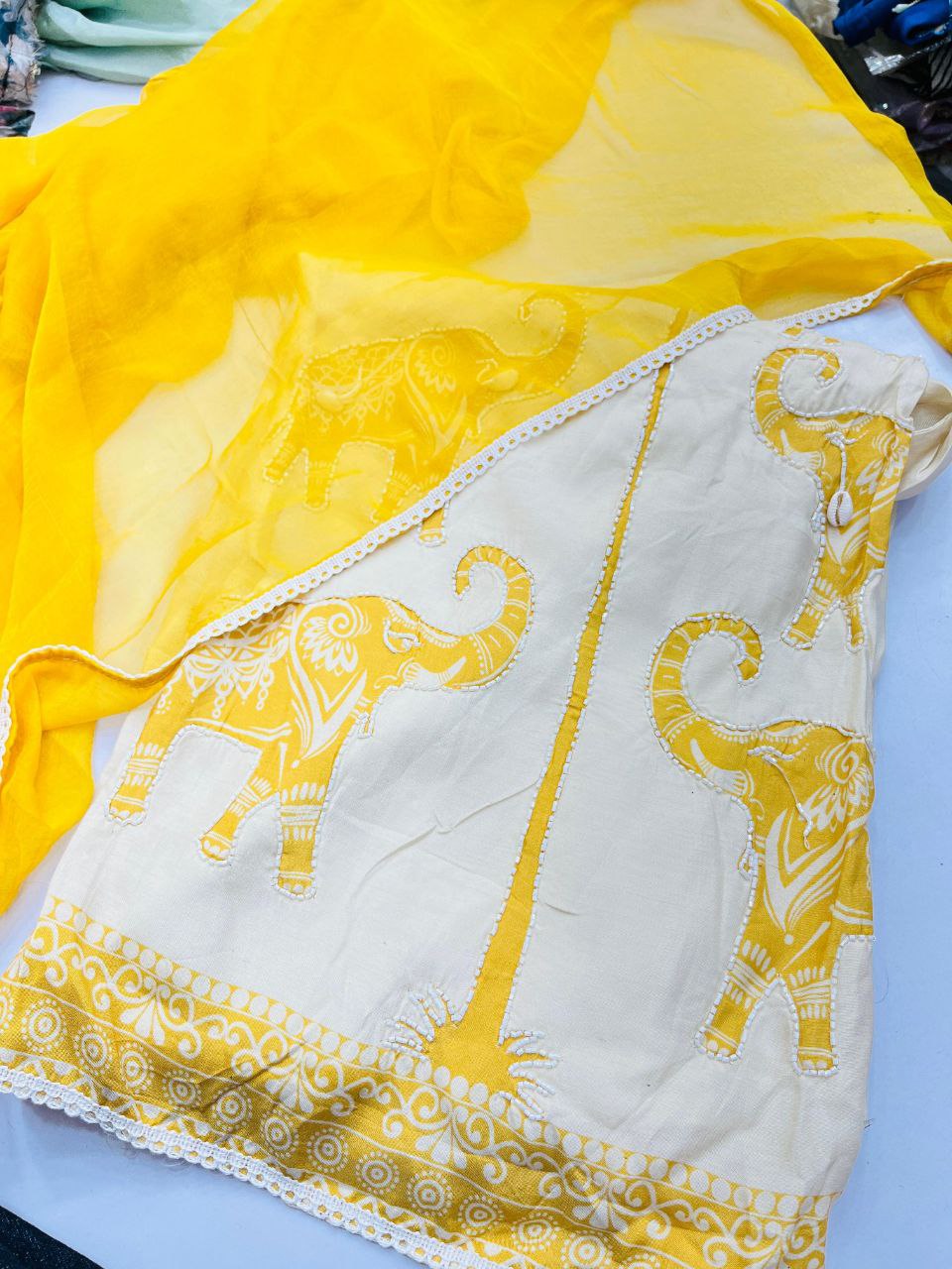 Premium Pure Suit With Dupatta (Complete Suit) on SALE Prices