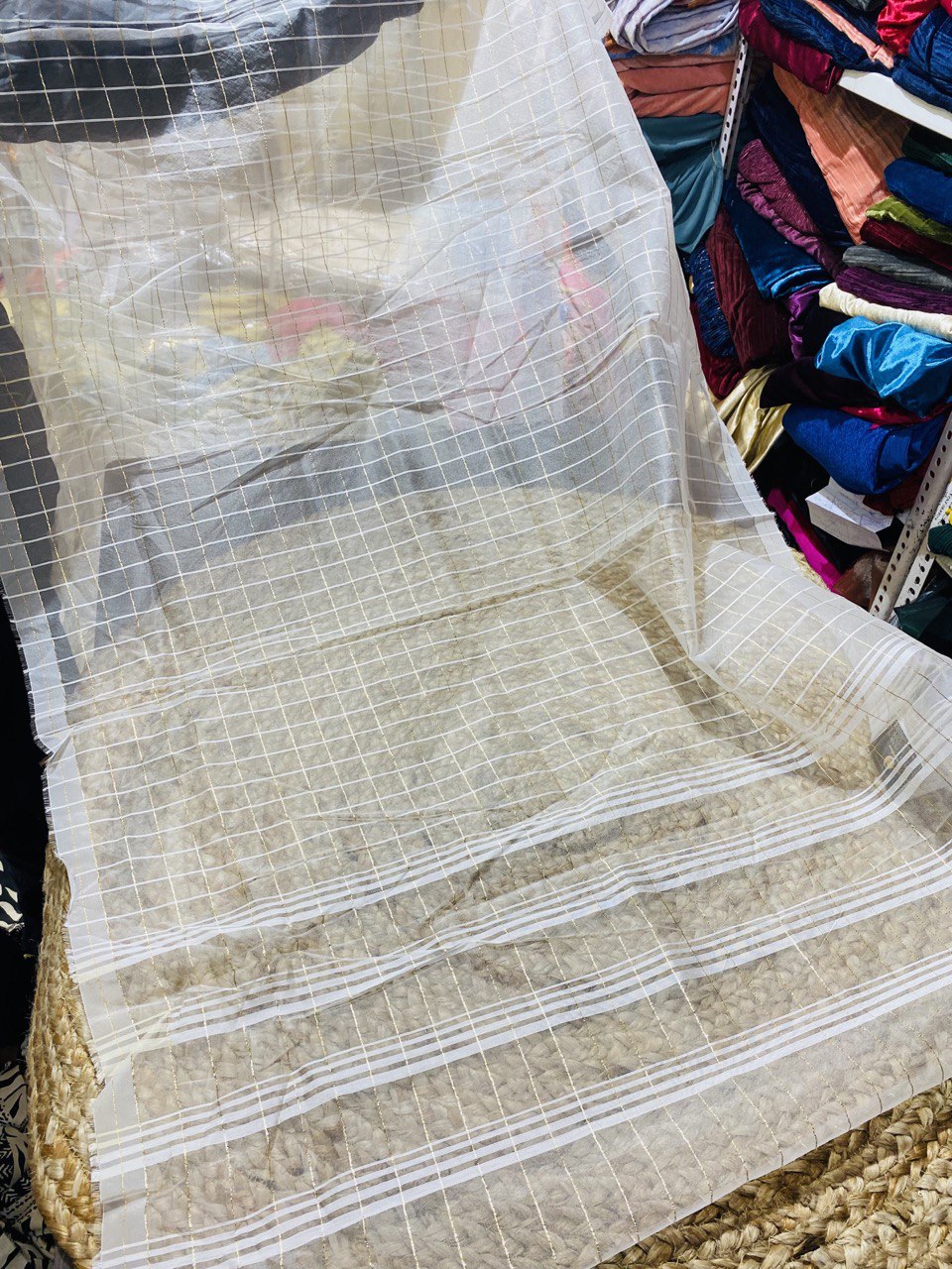 SALE Prices - Premium Organza Fine Embroidery Dupatta