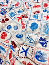 Most Premium Pure Linen Cotton PRINTED FABRIC (Big WIDTH!!)