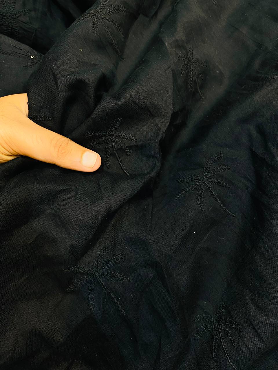 Premium Fine Thread Embroidery On Pure Mul Cotton FABRIC (Big WIDTH!!)