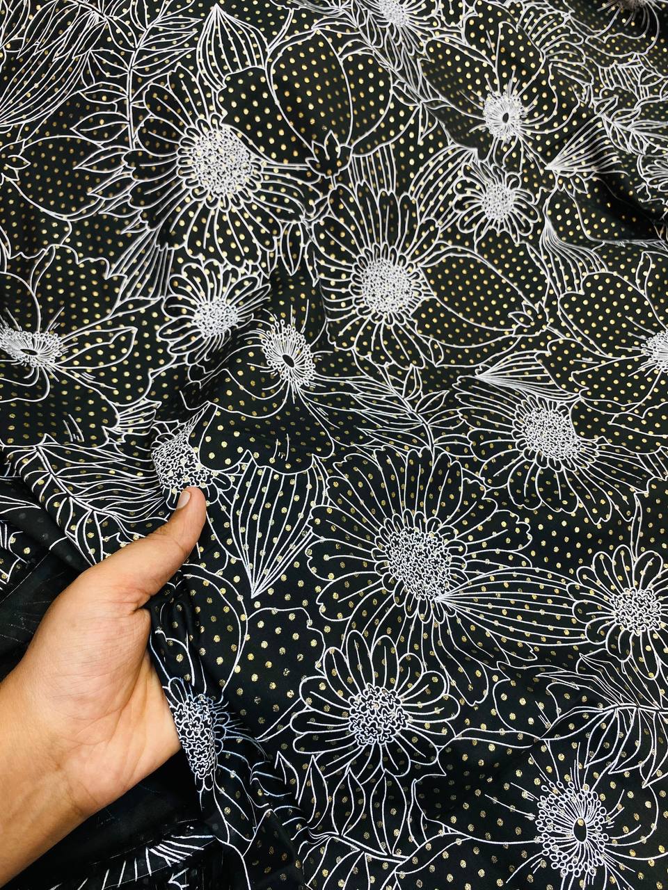 Most Premium Pure Cotton Khaddi PRINTED FABRIC (Big WIDTH!!)