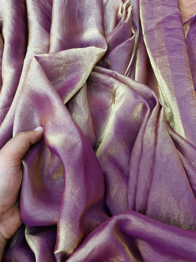 Premium Pure Jimmy Choo. Organza FABRIC (Dark Purple)