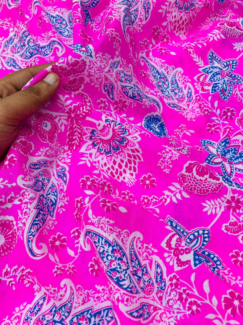 Premium Pure Cotton 80*80 Printed FABRIC (Big WIDTH!!)