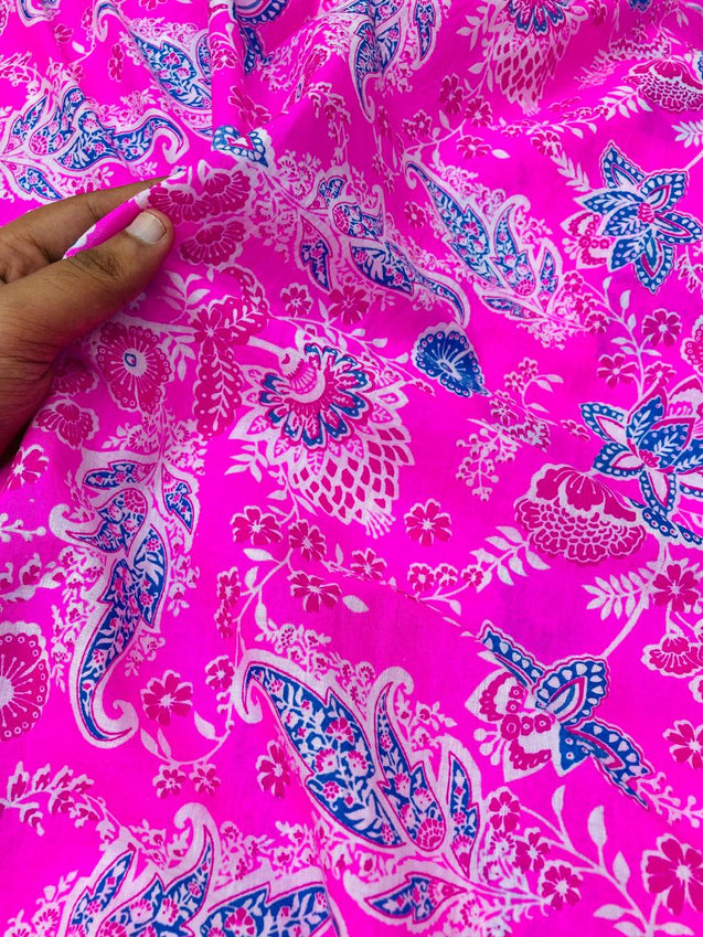 Premium Pure Cotton 80*80 Printed FABRIC (Big WIDTH!!)