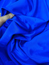 Most Premium Pure Viscose Natural CREPE FABRIC (Royal Blue)