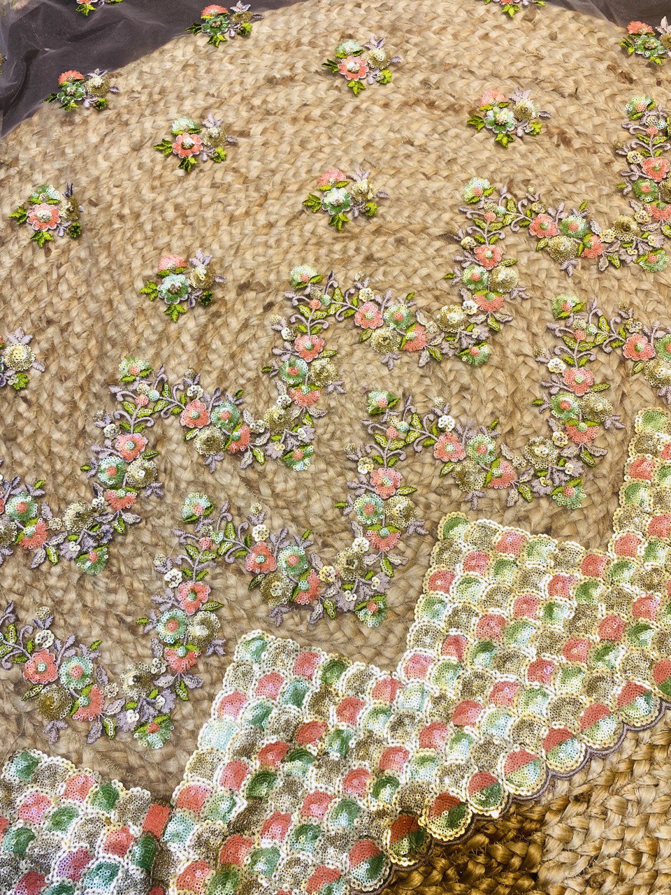 (Cut Piece SALE Fabric) Premium Pure Fancy Cut Piece FABRICS - 1.95 Meter Cut Size