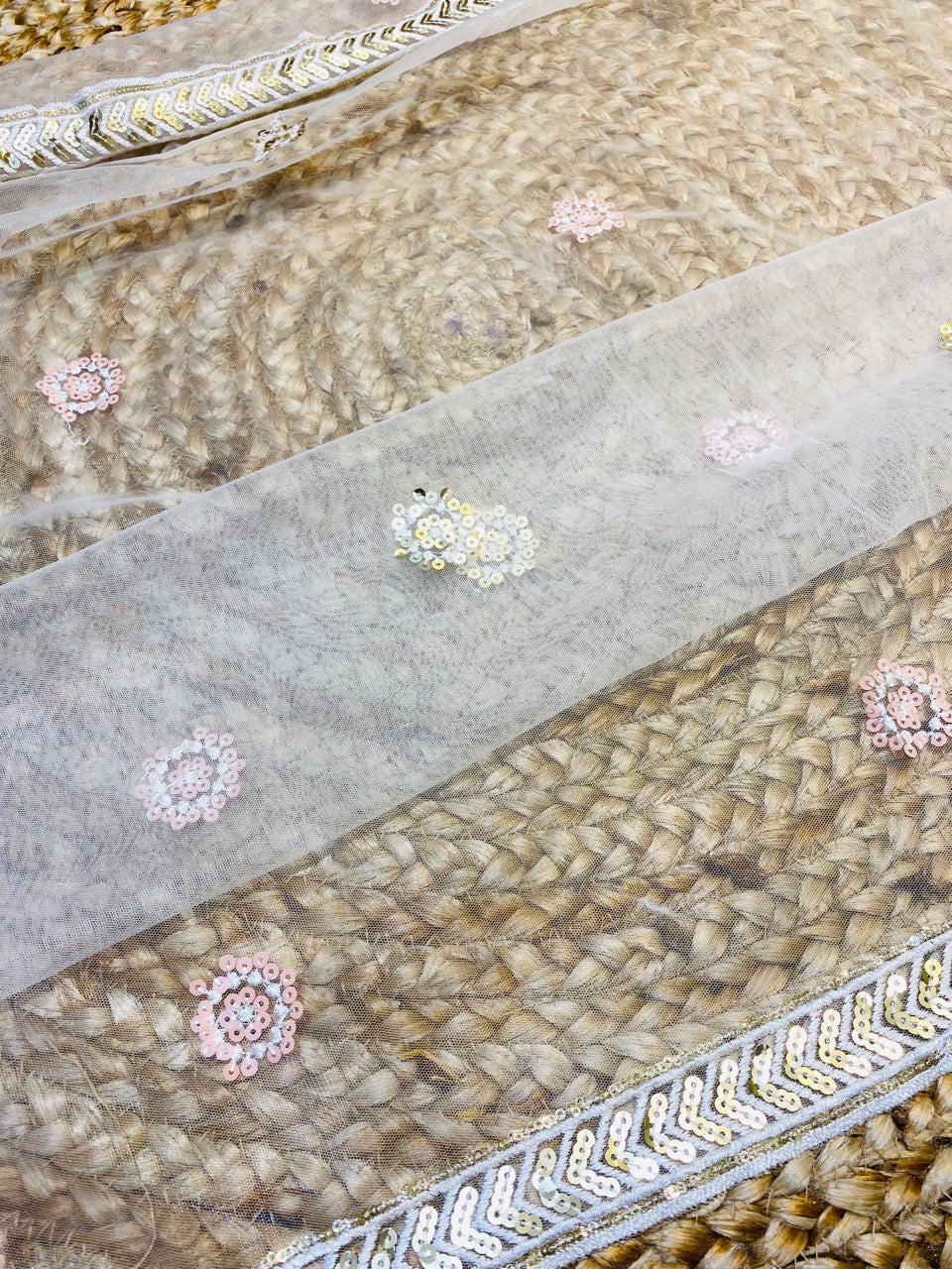 (Cut Piece SALE Fabric) Premium Pure Fancy Cut Piece FABRICS - 2.40 Meter Cut Size