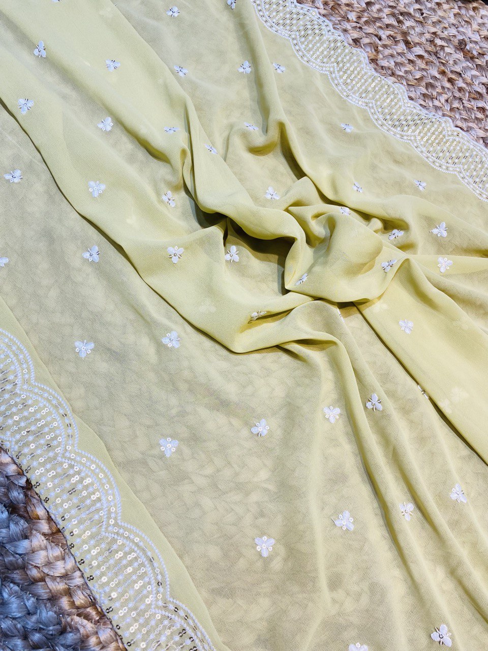 (Cut Piece SALE Fabric) Premium Pure Fancy Cut Piece FABRICS - 2.40 Meter Cut Size