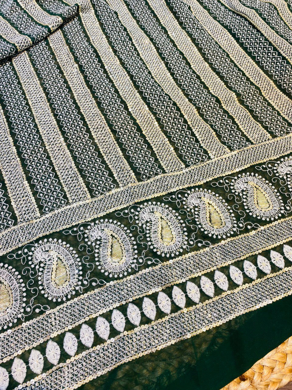 (Cut Piece SALE Fabric) Premium Pure Fancy Cut Piece FABRICS - 2 Meter Cut Size