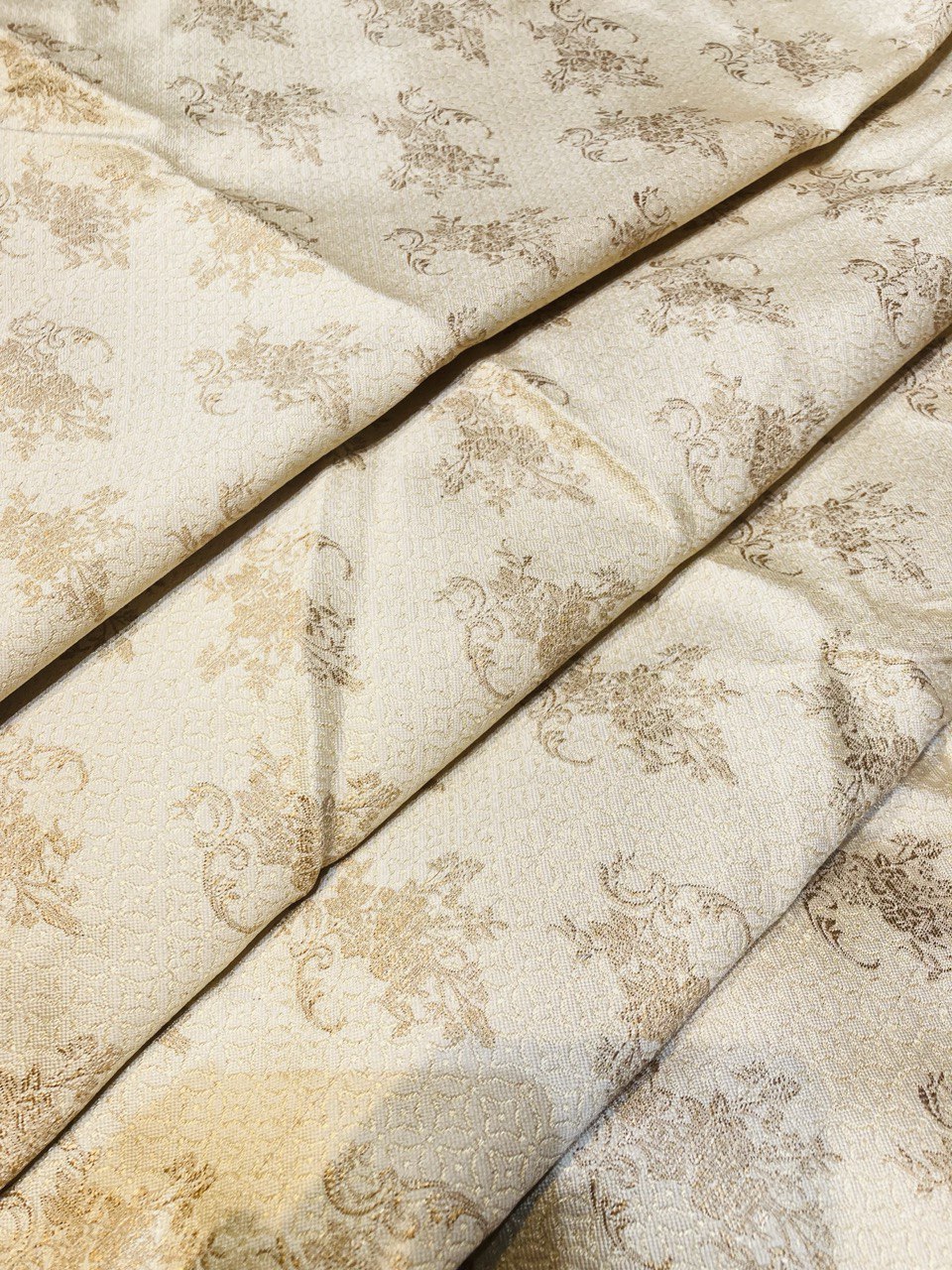 Most Premium HANDLOOM Banarasi Brocade FABRIC - (Big WIDTH!!)