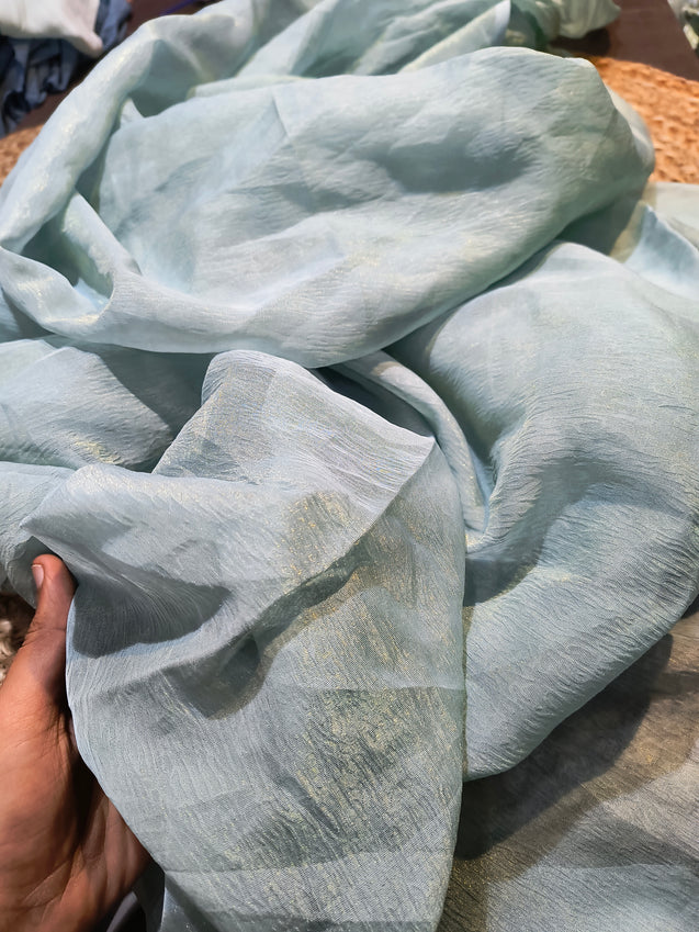 (Cut Piece SALE Fabric) Premium Pure Plain FABRIC - 5.30 Meter Cut Size