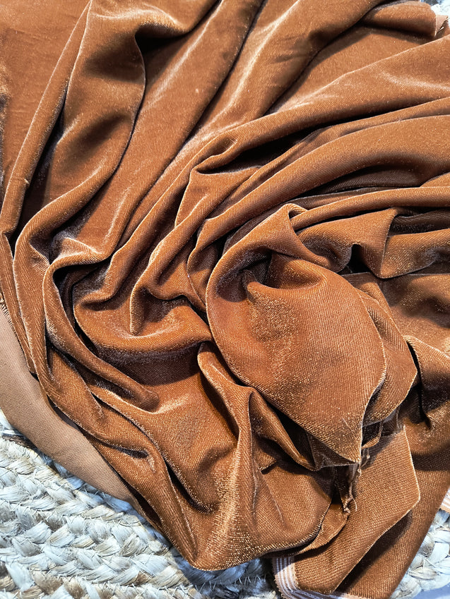 (Cut Piece SALE Fabric) Premium Pure Velvet 9000 FABRIC (Cut SIZE: 0.70 Meter)