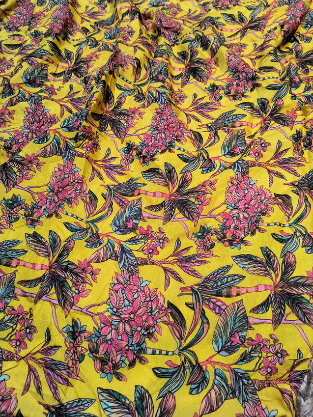 (Cut Piece SALE Fabric) Premium Pure Digital Printed FABRIC (Cut SIZE: 3 Meter)