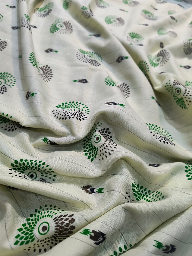 (Cut Piece SALE Fabric) Premium PRINTED FABRICS - Cut SIZE: 1.90 Meter
