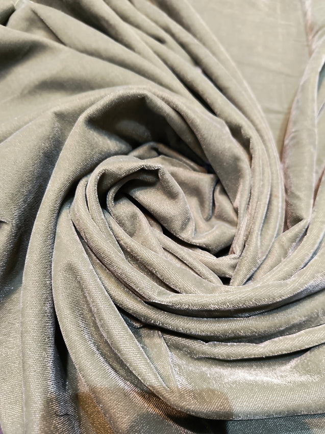 (Cut Piece SALE Fabric) Premium Pure Velvet 9000 FABRIC (Cut SIZE: 0.90 Meter)