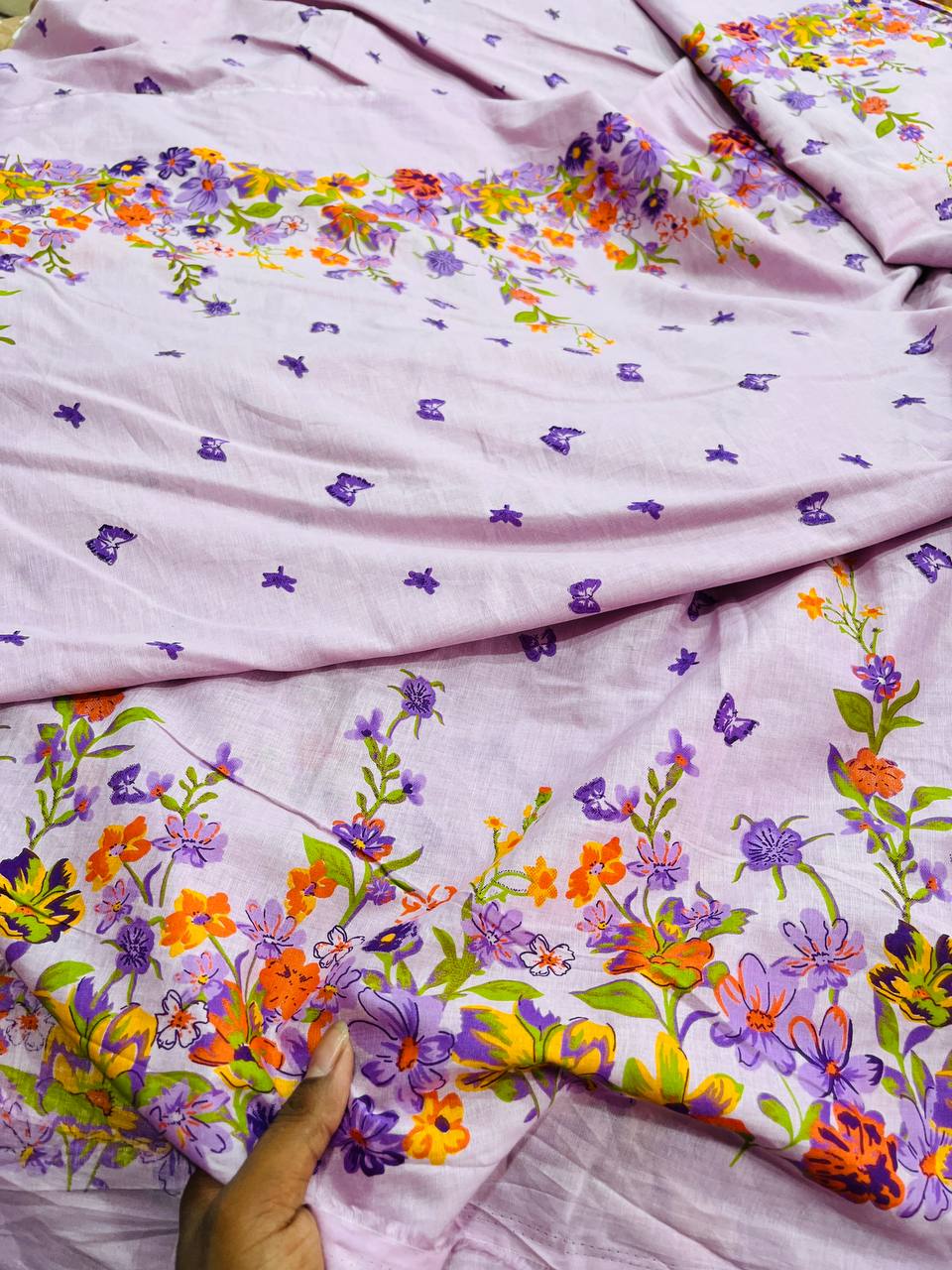 (On SALE Prices) Premium Pure Cotton 80*80 Printed Complete Suit Set