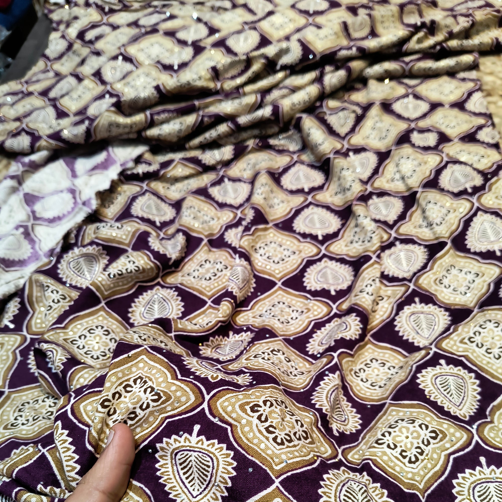 Most Premium Export Quality Of Pure Rayon Cotton Fabric Printed