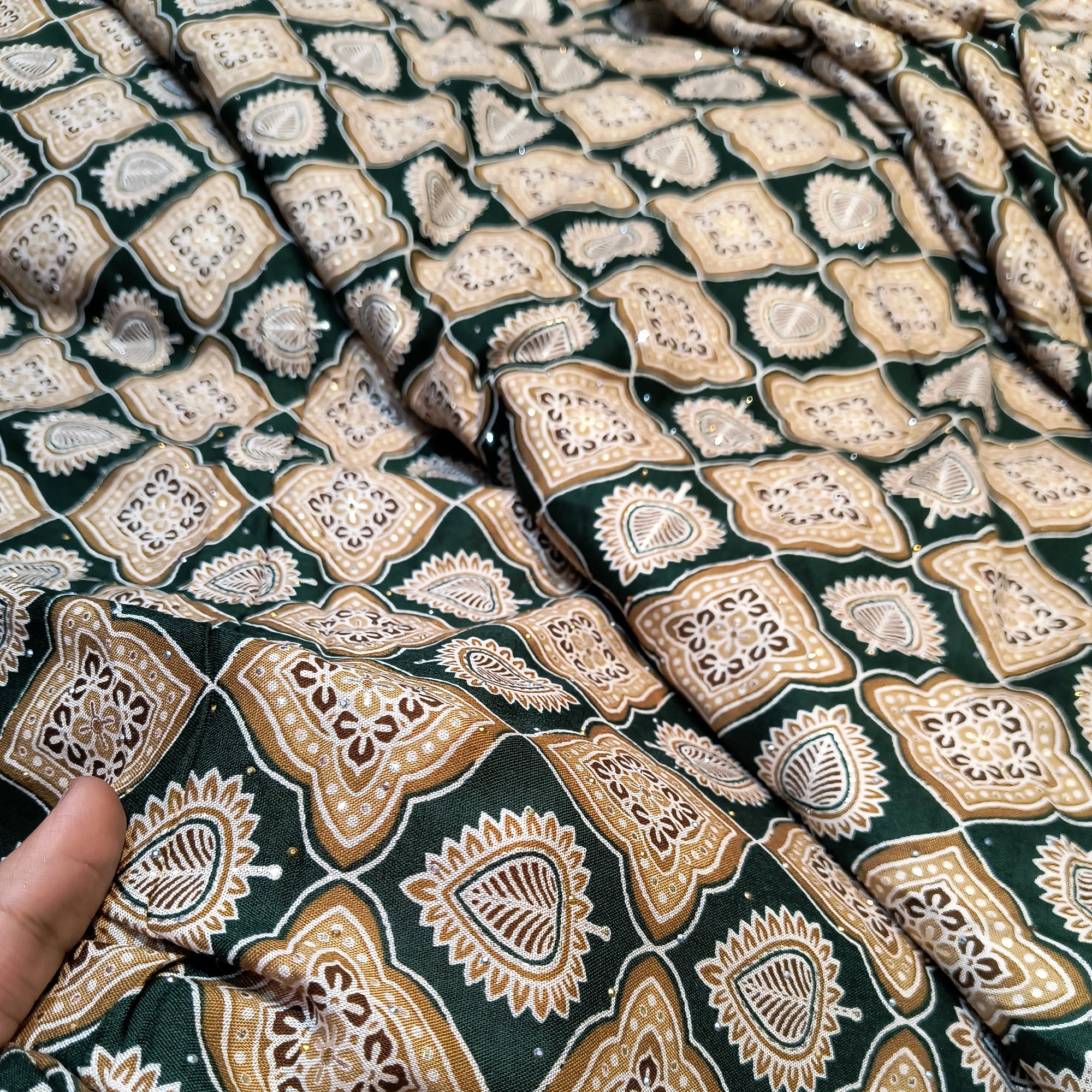 Most Premium Export Quality Of Pure Rayon Cotton Fabric Printed