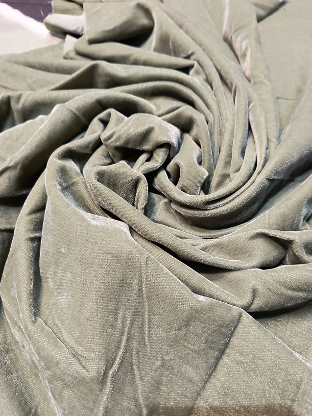 (Cut Piece SALE Fabric) Premium Pure Velvet 9000 FABRIC (Cut SIZE: 0.90 Meter)